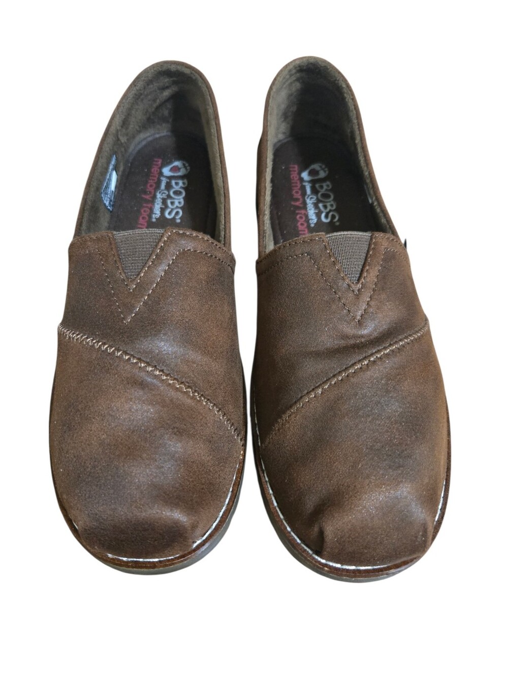 Skechers Bobs Chill Lugs-Urban Spell Women's Brown Slip-On 7.5